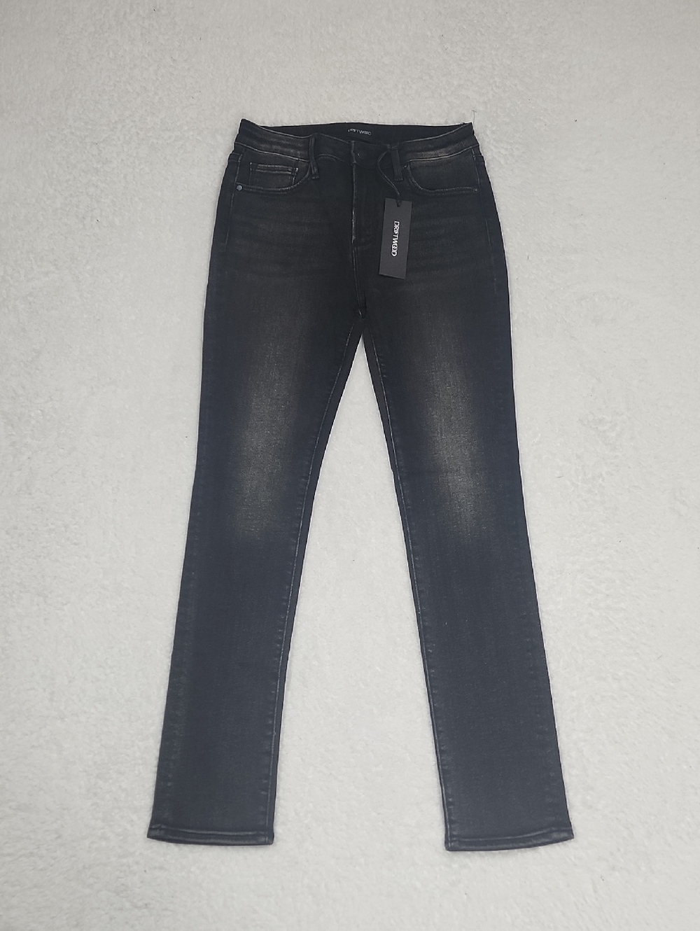 Driftwood Faded Black Audrey Skinny Jeans  31 Inch Length New With Tags